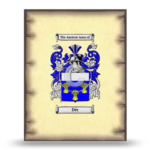 Dér Coat of Arms Print