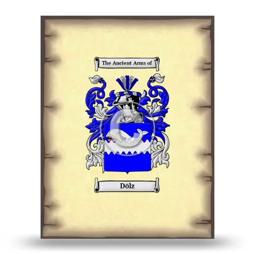 Dölz Coat of Arms Print