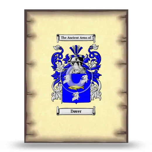Dører Coat of Arms Print