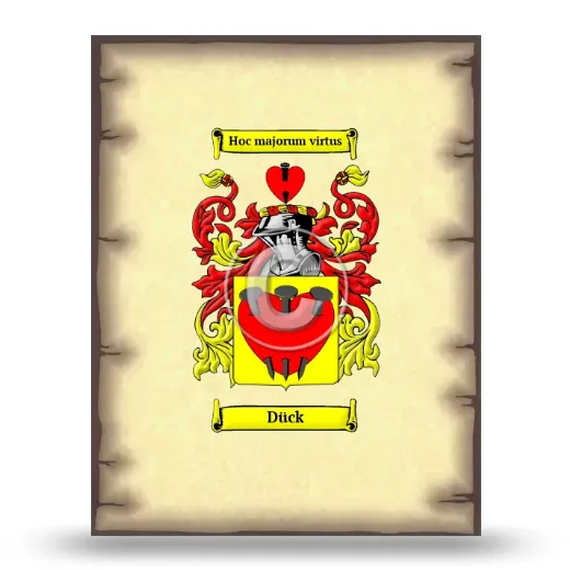 Dück Coat of Arms Print