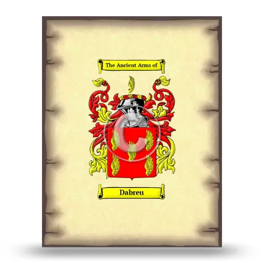 Dabreu Coat of Arms Print