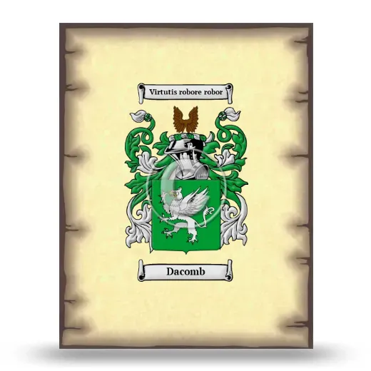 Dacomb Coat of Arms Print