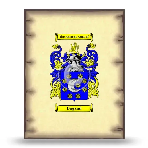 Dagand Coat of Arms Print