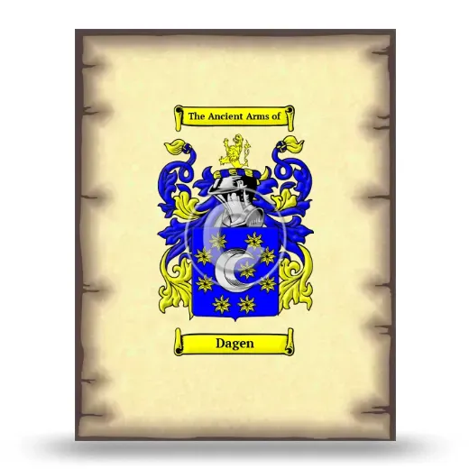 Dagen Coat of Arms Print