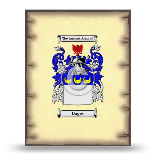 Dages Coat of Arms Print