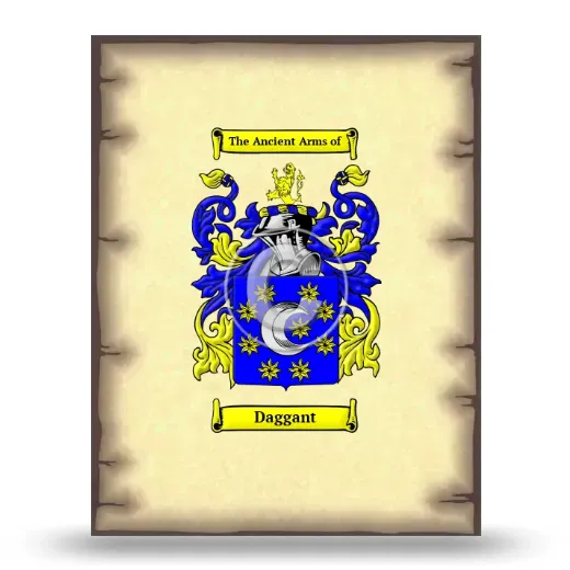 Daggant Coat of Arms Print