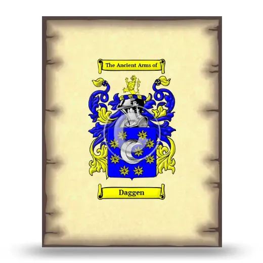 Daggen Coat of Arms Print