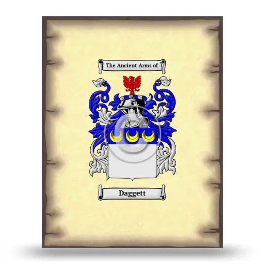 Daggett Coat of Arms Print