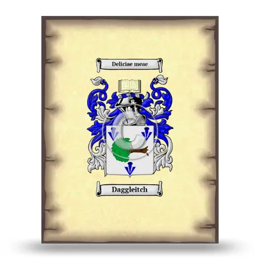 Daggleitch Coat of Arms Print