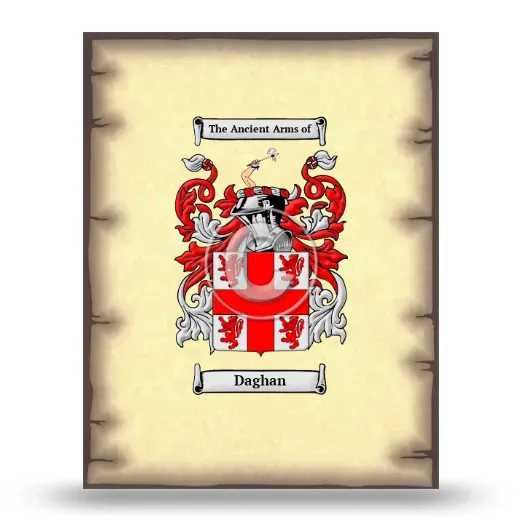 Daghan Coat of Arms Print