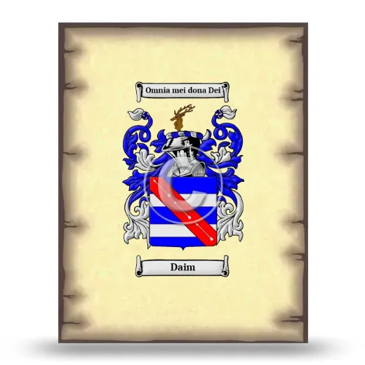 Daim Coat of Arms Print