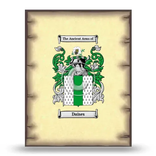 Daises Coat of Arms Print