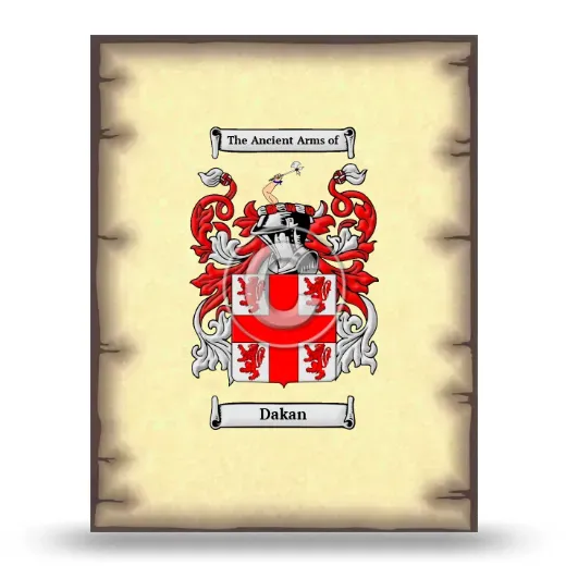 Dakan Coat of Arms Print