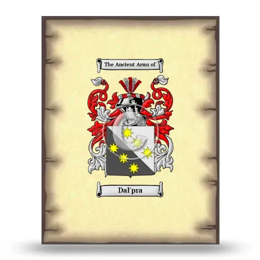 Dal'pra Coat of Arms Print