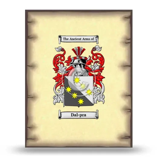Dal-pra Coat of Arms Print