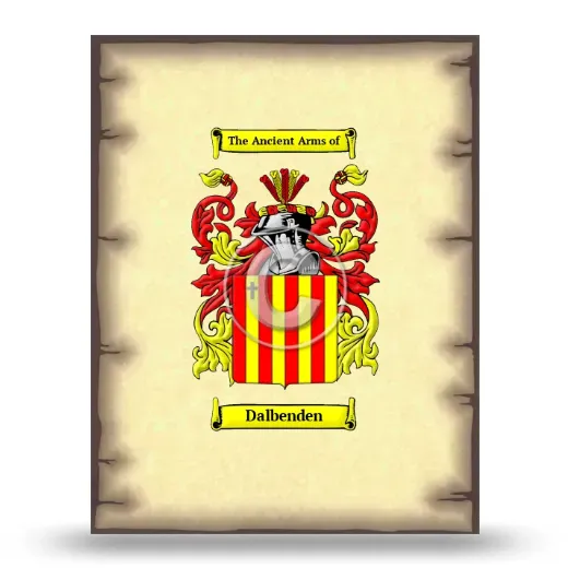 Dalbenden Coat of Arms Print