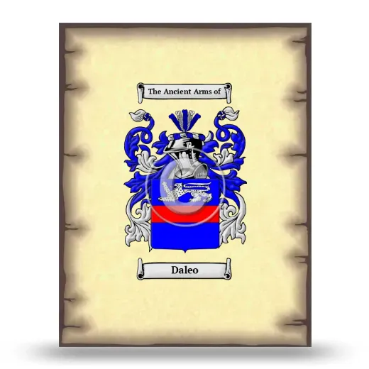 Daleo Coat of Arms Print