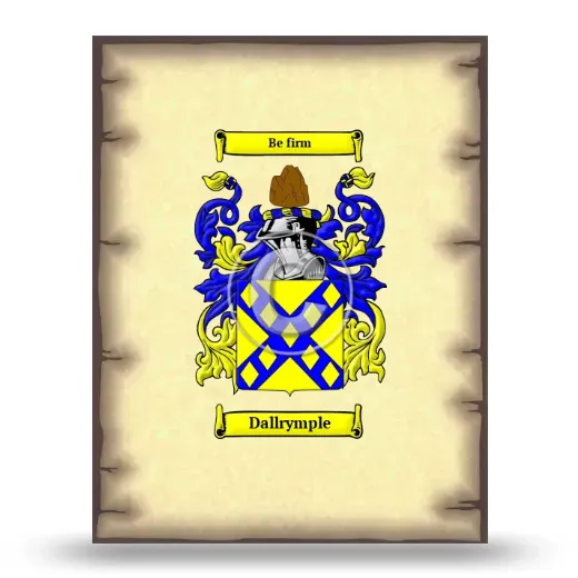 Dallrymple Coat of Arms Print