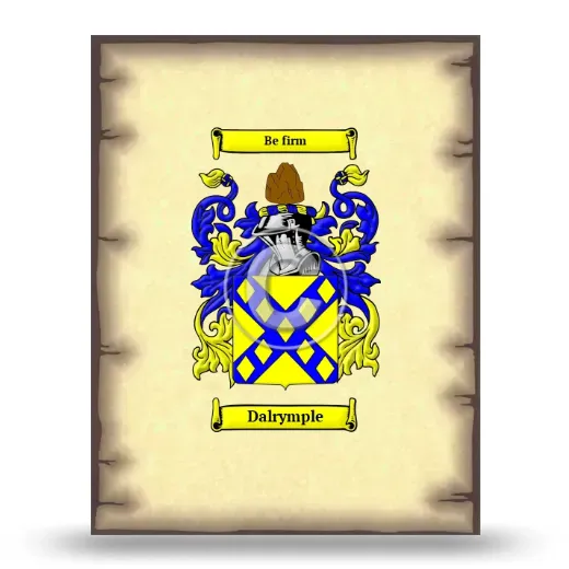 Dalrymple Coat of Arms Print