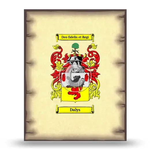Dalys Coat of Arms Print
