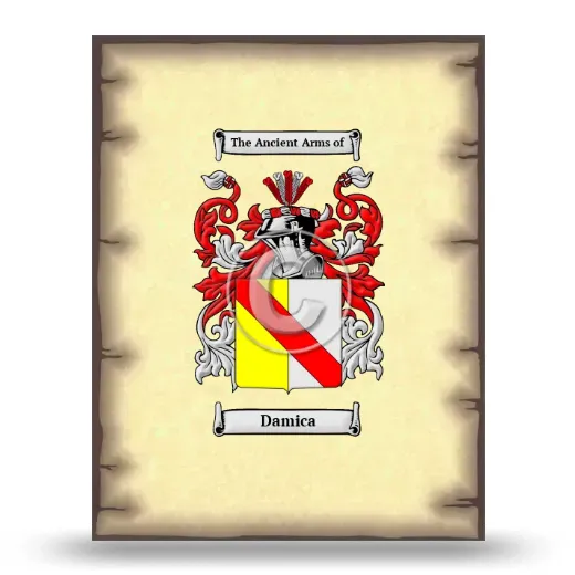 Damica Coat of Arms Print