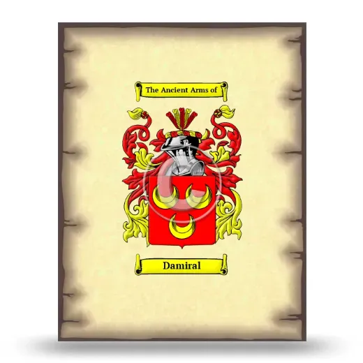 Damiral Coat of Arms Print