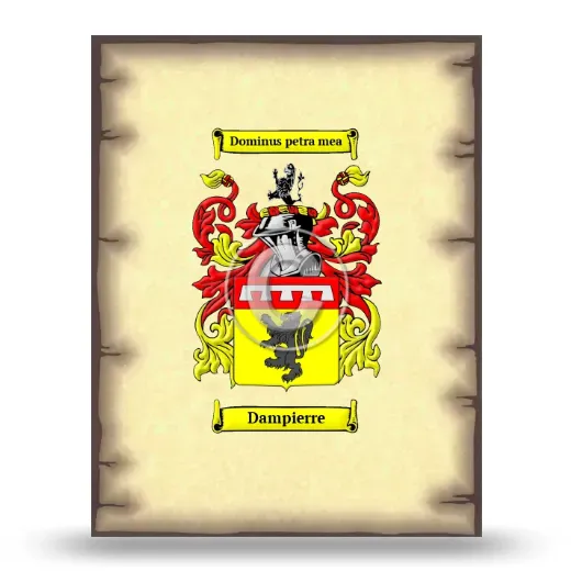 Dampierre Coat of Arms Print
