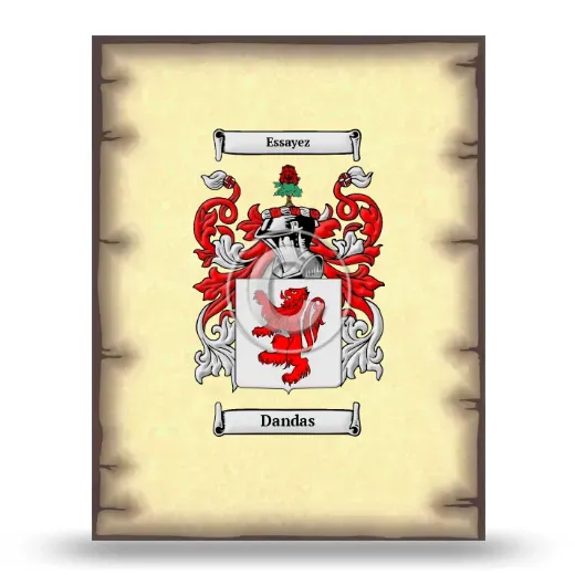Dandas Coat of Arms Print