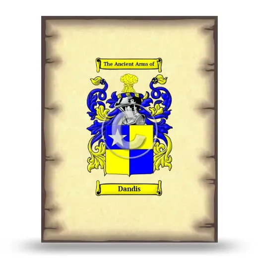 Dandis Coat of Arms Print