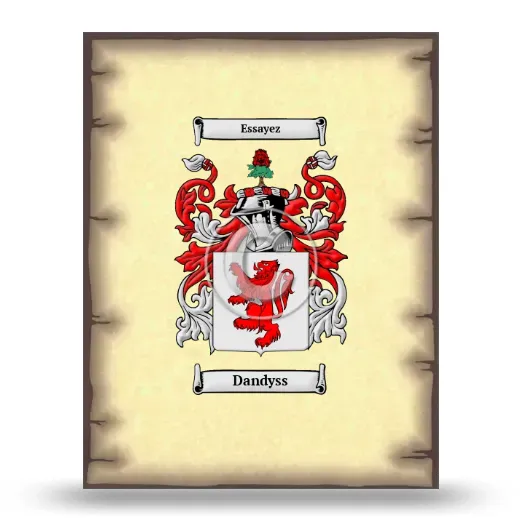 Dandyss Coat of Arms Print