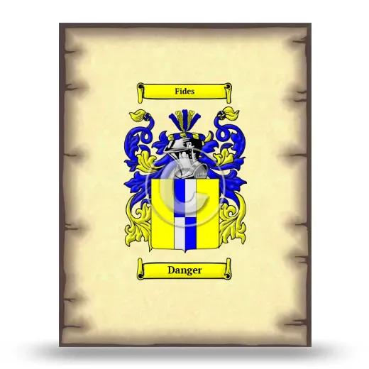 Danger Coat of Arms Print