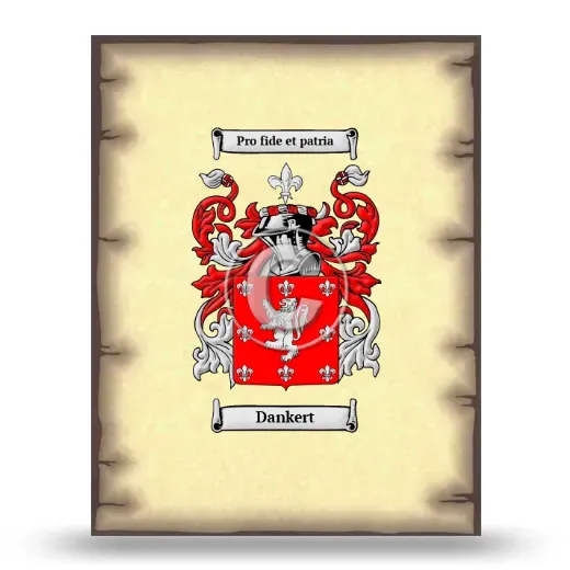 Dankert Coat of Arms Print