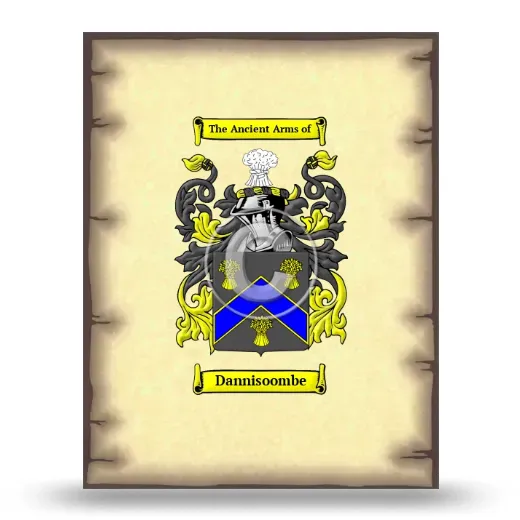 Dannisoombe Coat of Arms Print