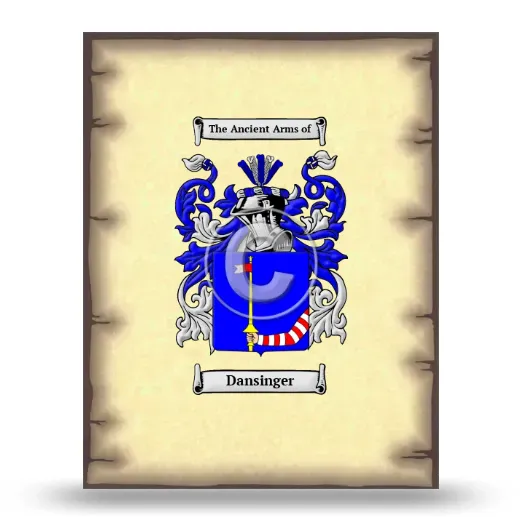 Dansinger Coat of Arms Print