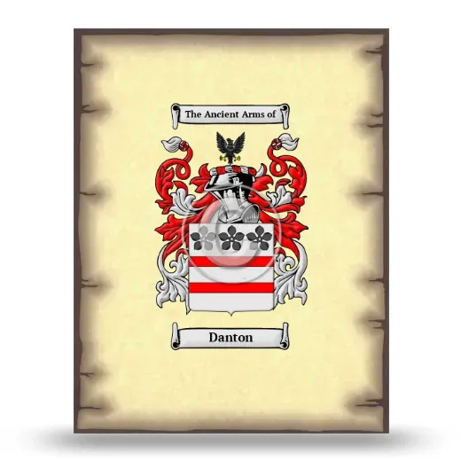 Danton Coat of Arms Print