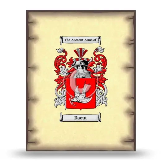 Daout Coat of Arms Print