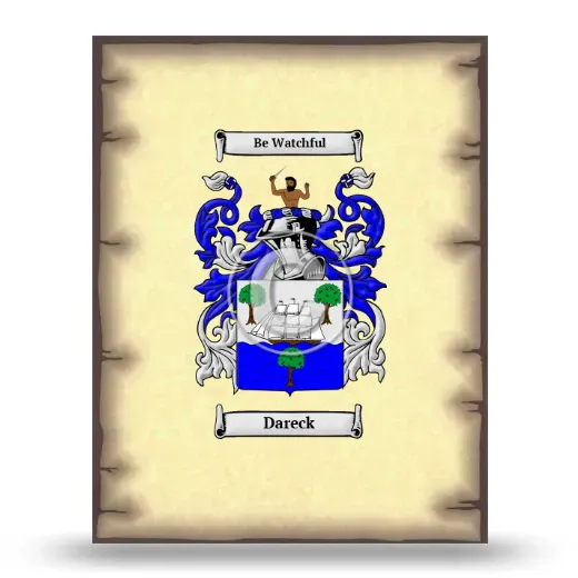 Dareck Coat of Arms Print