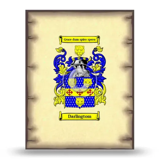 Darlingtom Coat of Arms Print