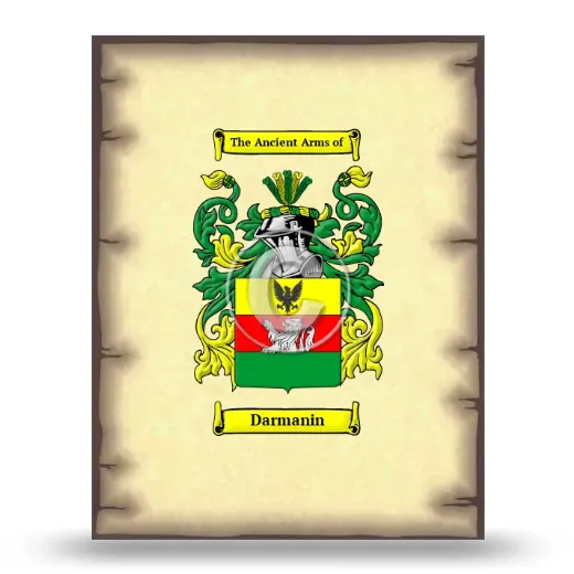 Darmanin Coat of Arms Print