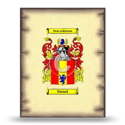Darnal Coat of Arms Print