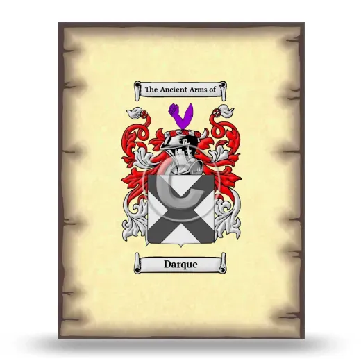 Darque Coat of Arms Print