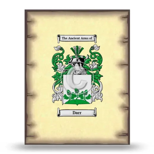 Darr Coat of Arms Print