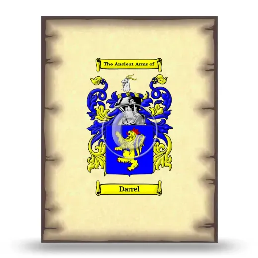 Darrel Coat of Arms Print