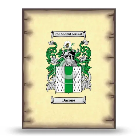 Dasone Coat of Arms Print