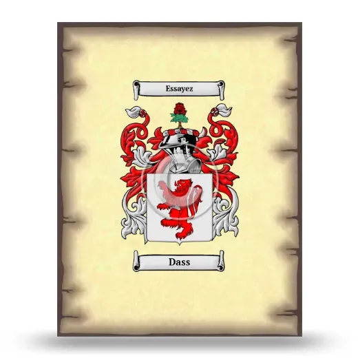 Dass Coat of Arms Print