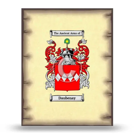 Daubenay Coat of Arms Print