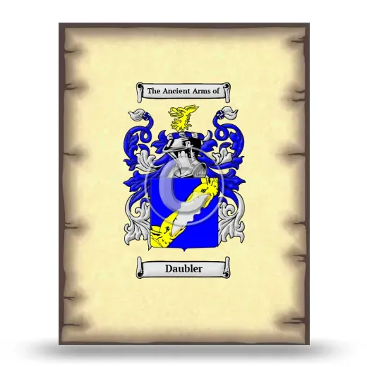Daubler Coat of Arms Print