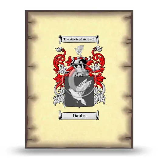 Daubs Coat of Arms Print