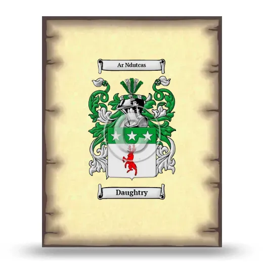 Daughtry Coat of Arms Print