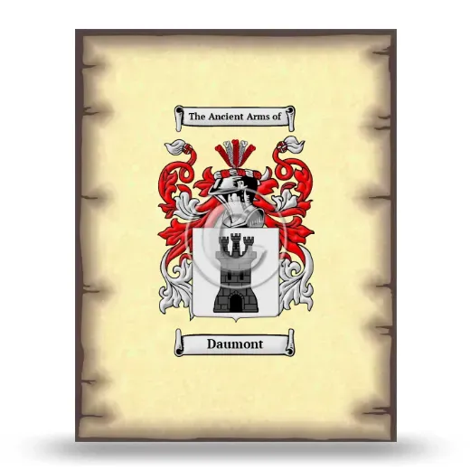 Daumont Coat of Arms Print